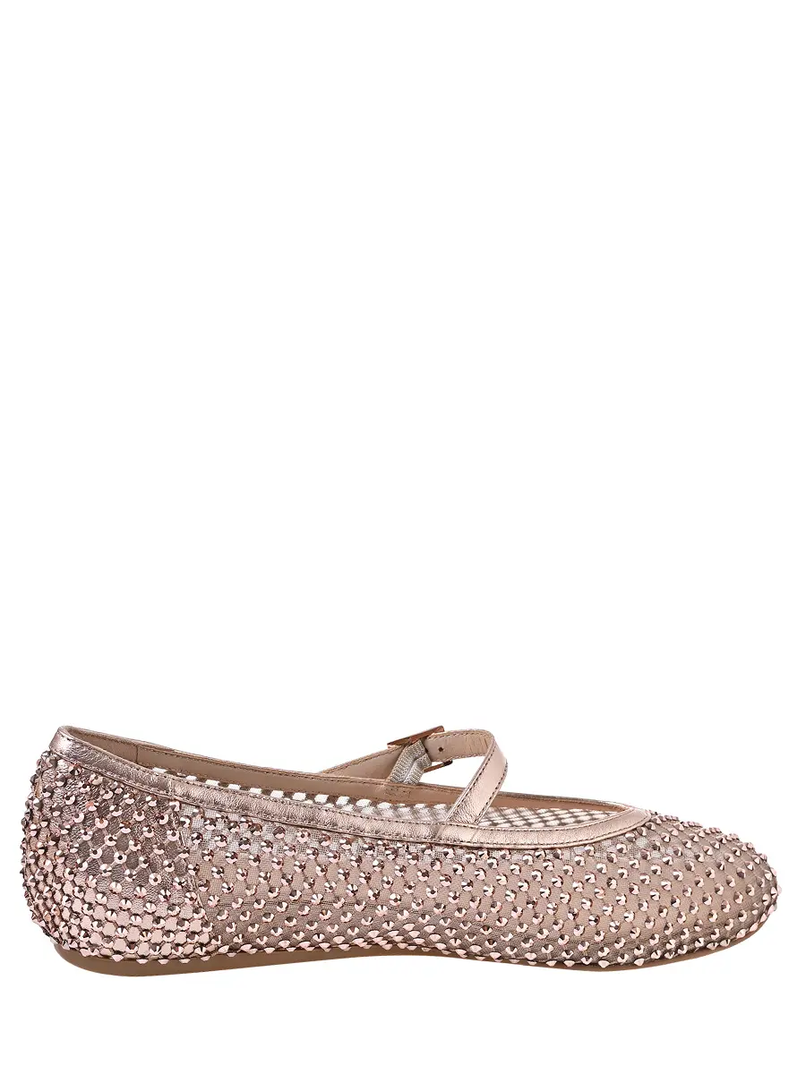 Балетки со стразами