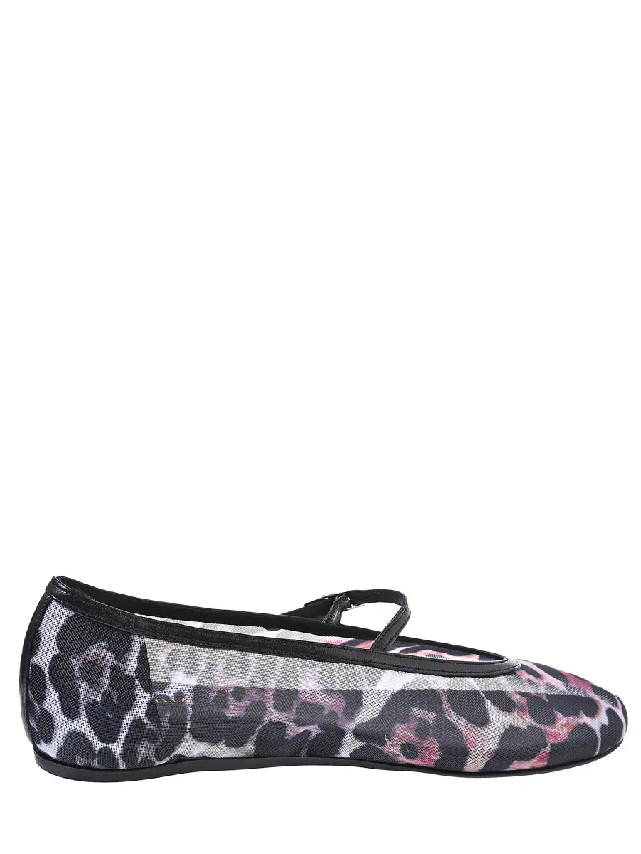 Балетки с принтом