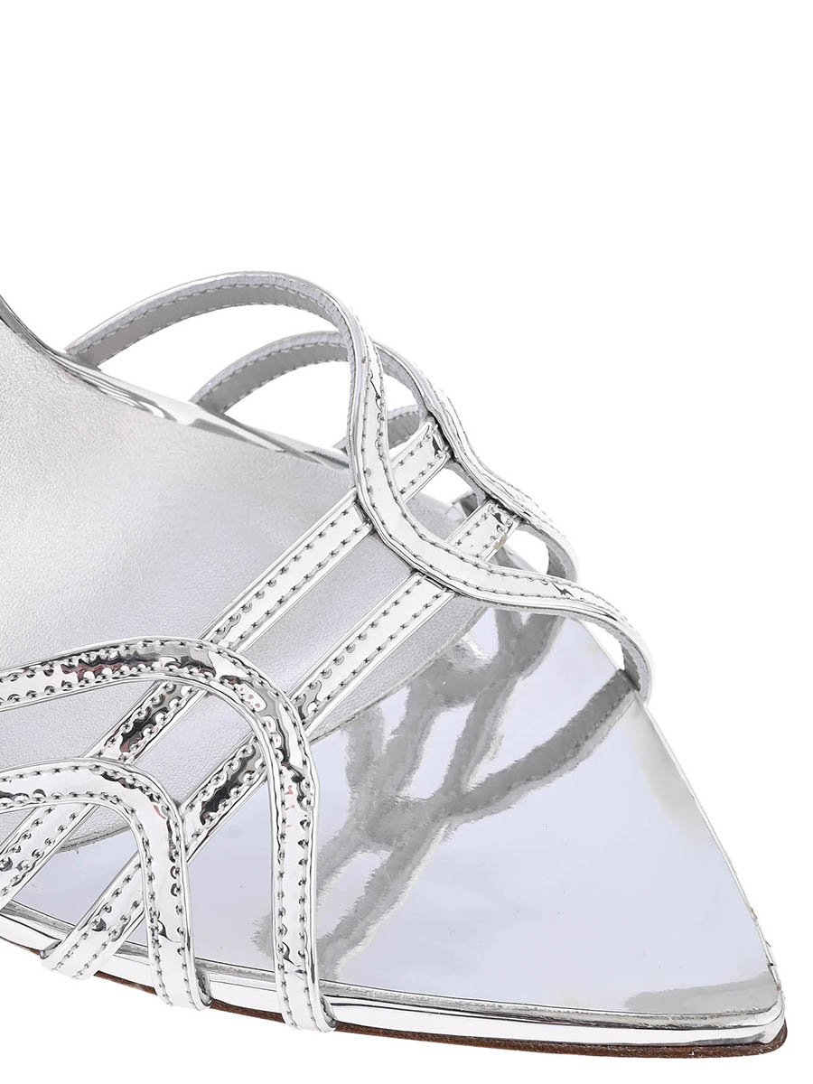 Босоножки однотонные