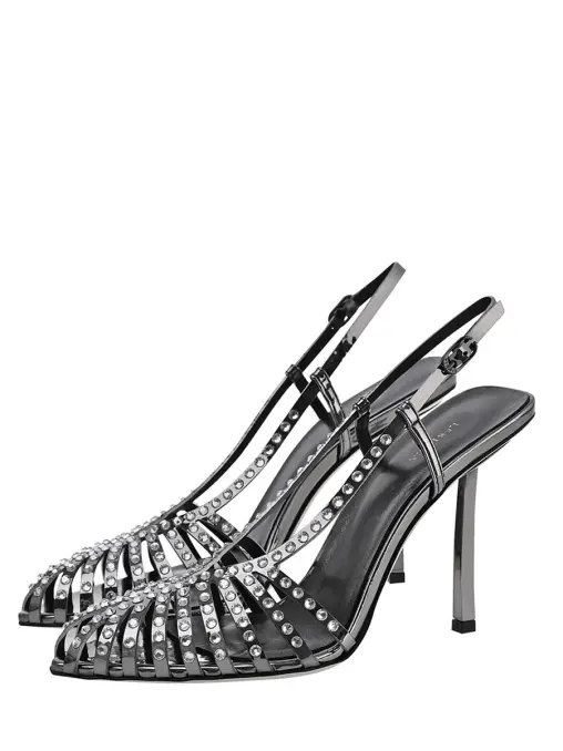 Босоножки со стразами LE SILLA