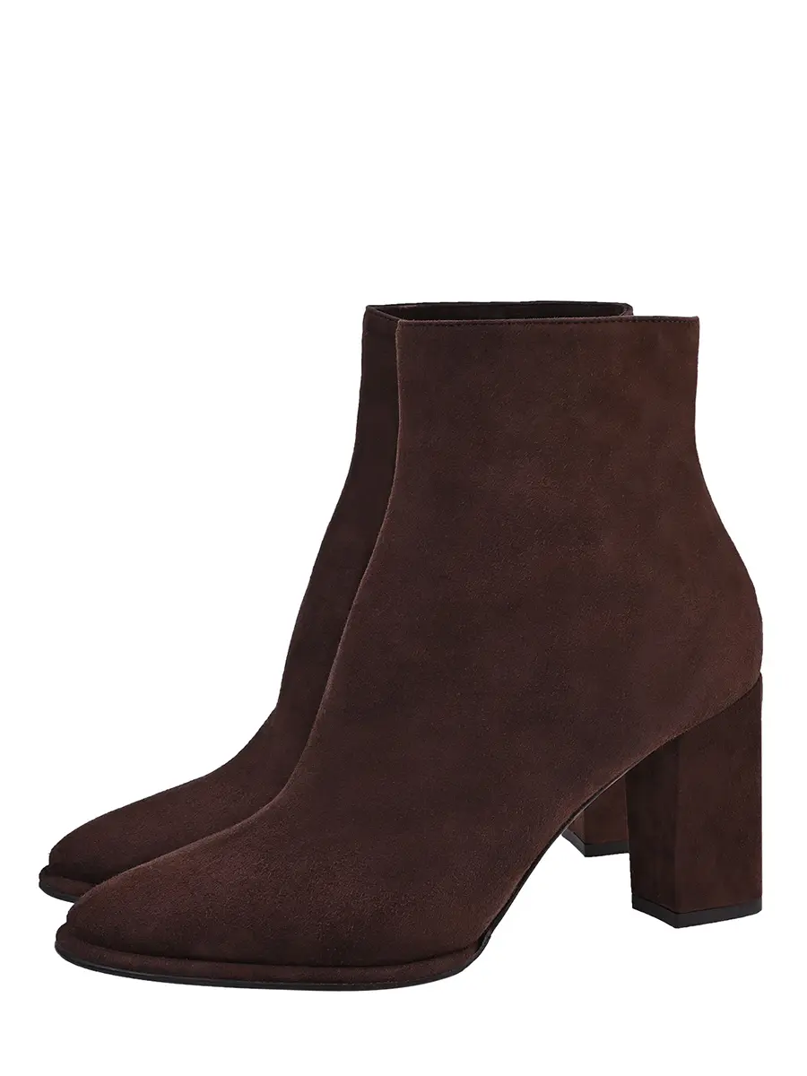 Ботильоны замшевые