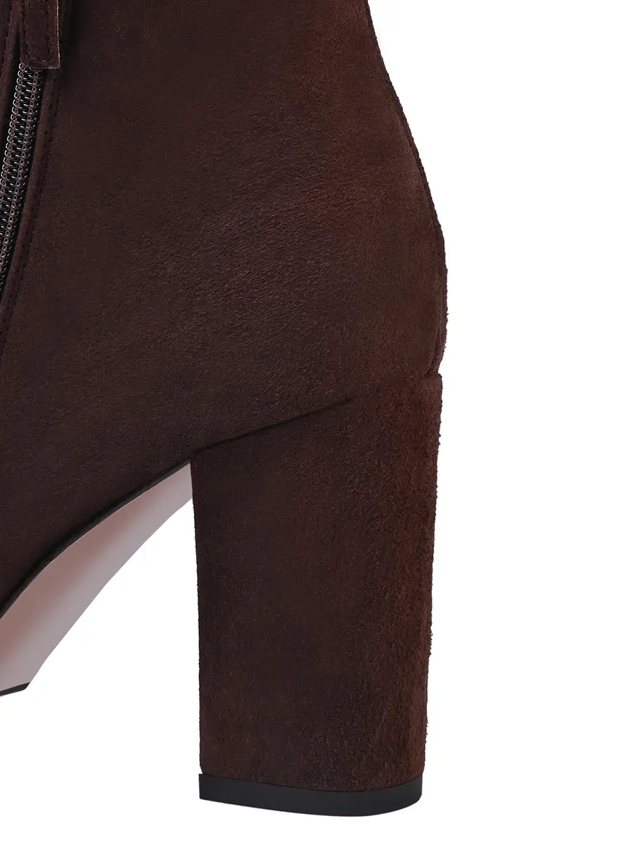 Ботильоны замшевые