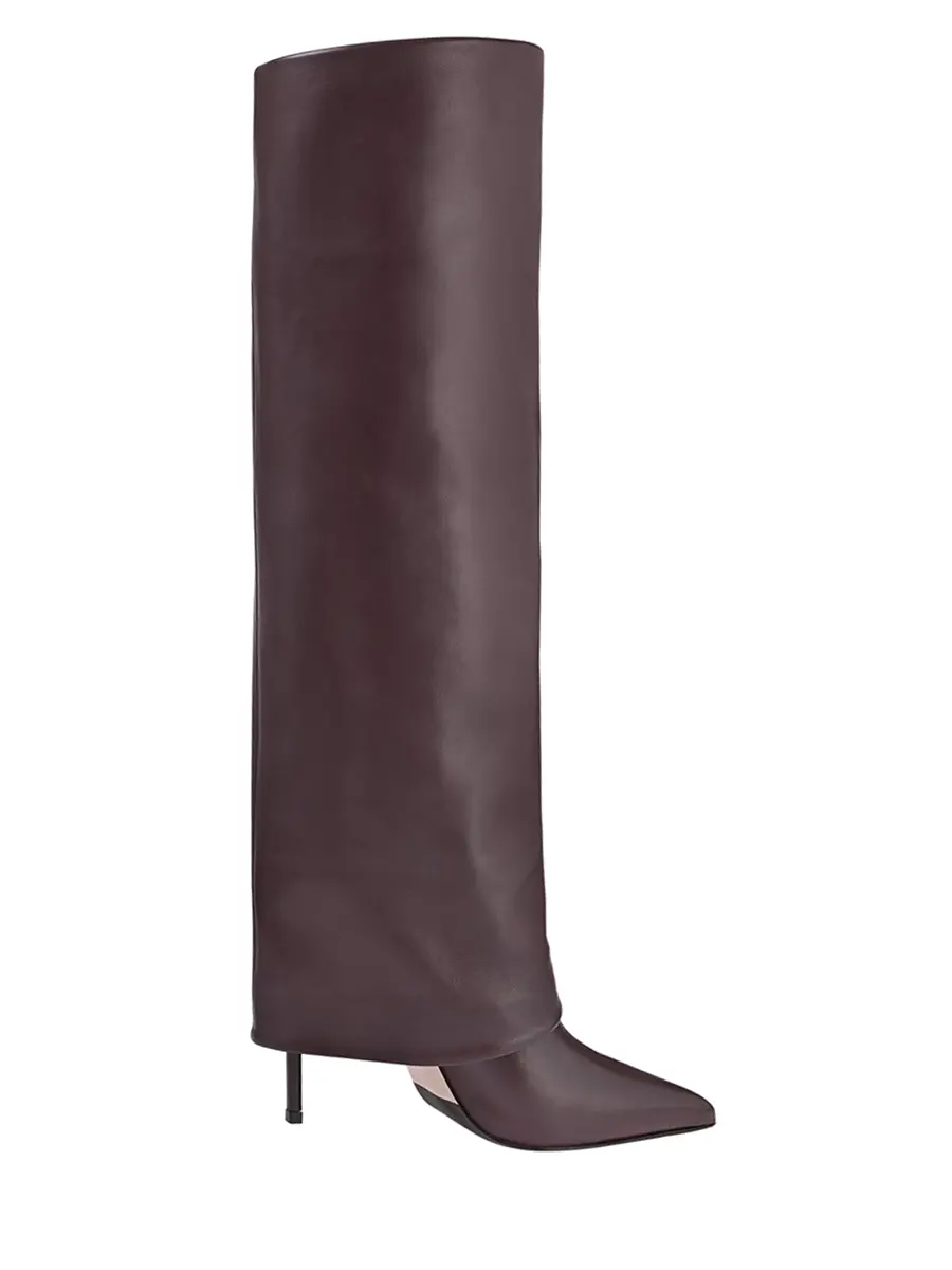 Сапоги кожаные