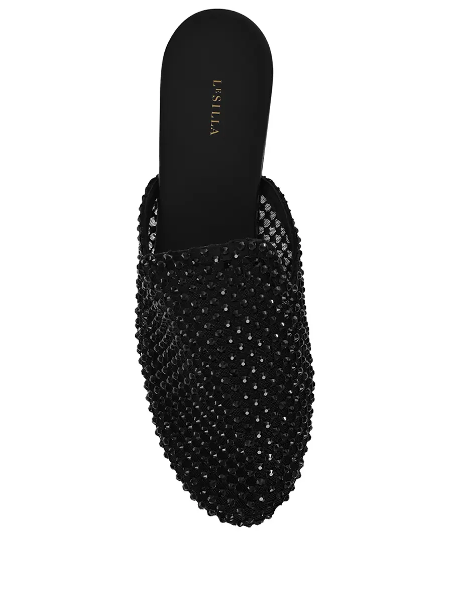 Мюли со стразами