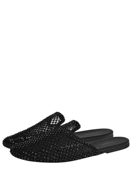 Мюли со стразами LE SILLA