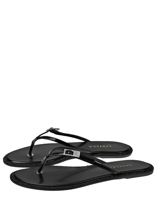 Шлепанцы кожаные LE SILLA