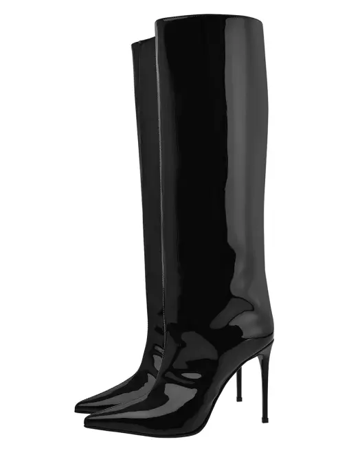 Сапоги лакированные LE SILLA