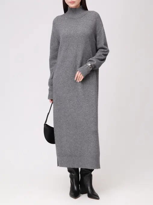 Платье из шерсти и кашемира RA&LLY