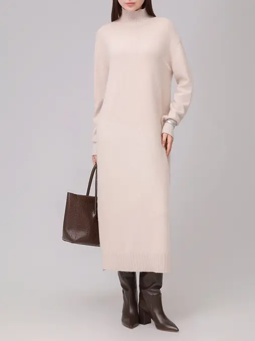 Платье из шерсти и кашемира RA&LLY