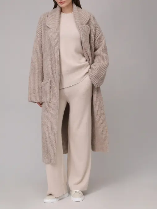 Пальто вязаное RA&LLY