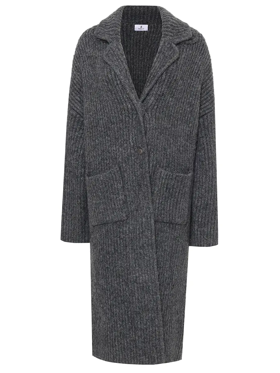 Пальто вязаное