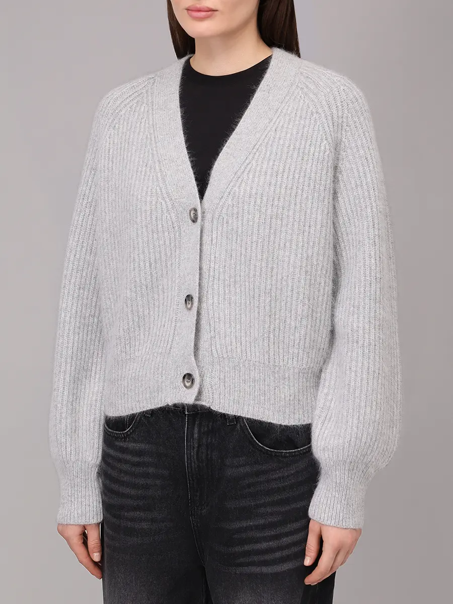 Кардиган однотонный