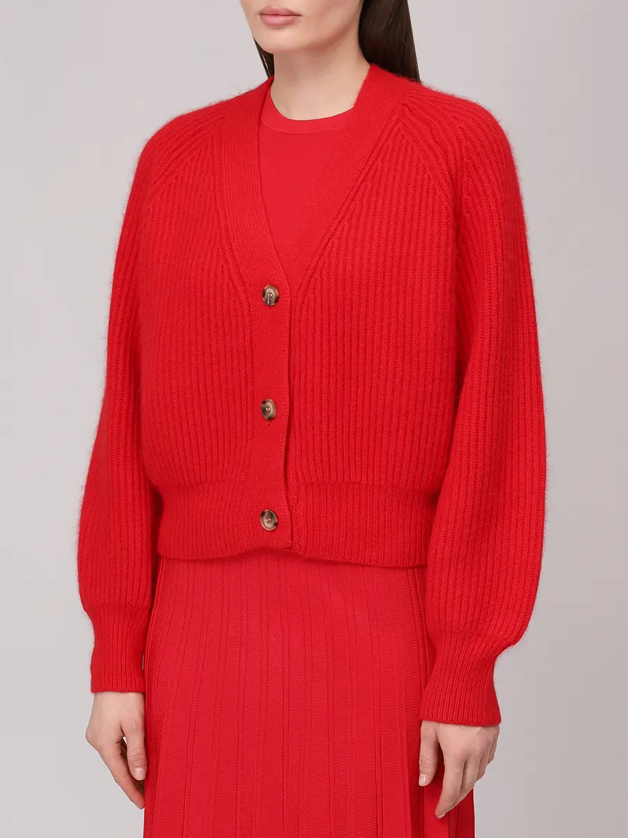 Кардиган однотонный