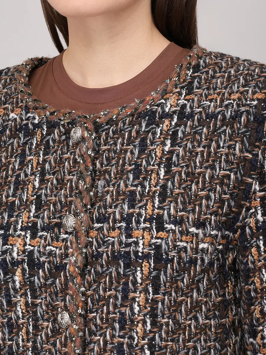 Жакет шерстяной