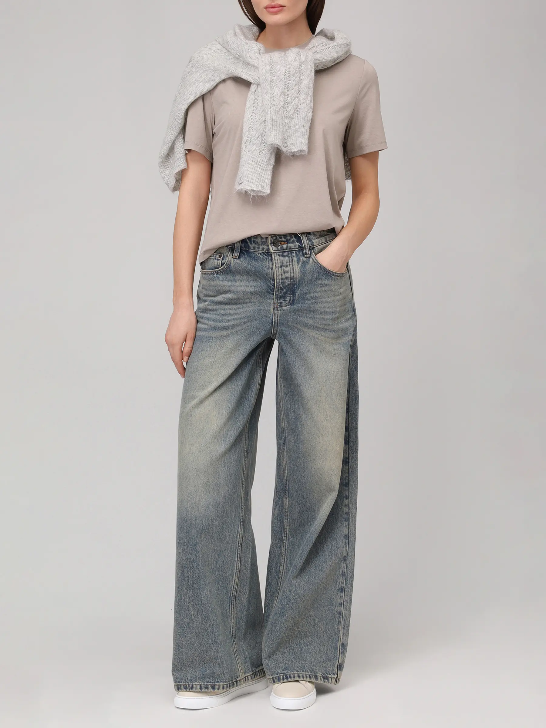 Джинсы хлопковые