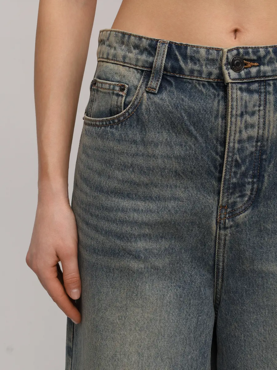 Джинсы хлопковые