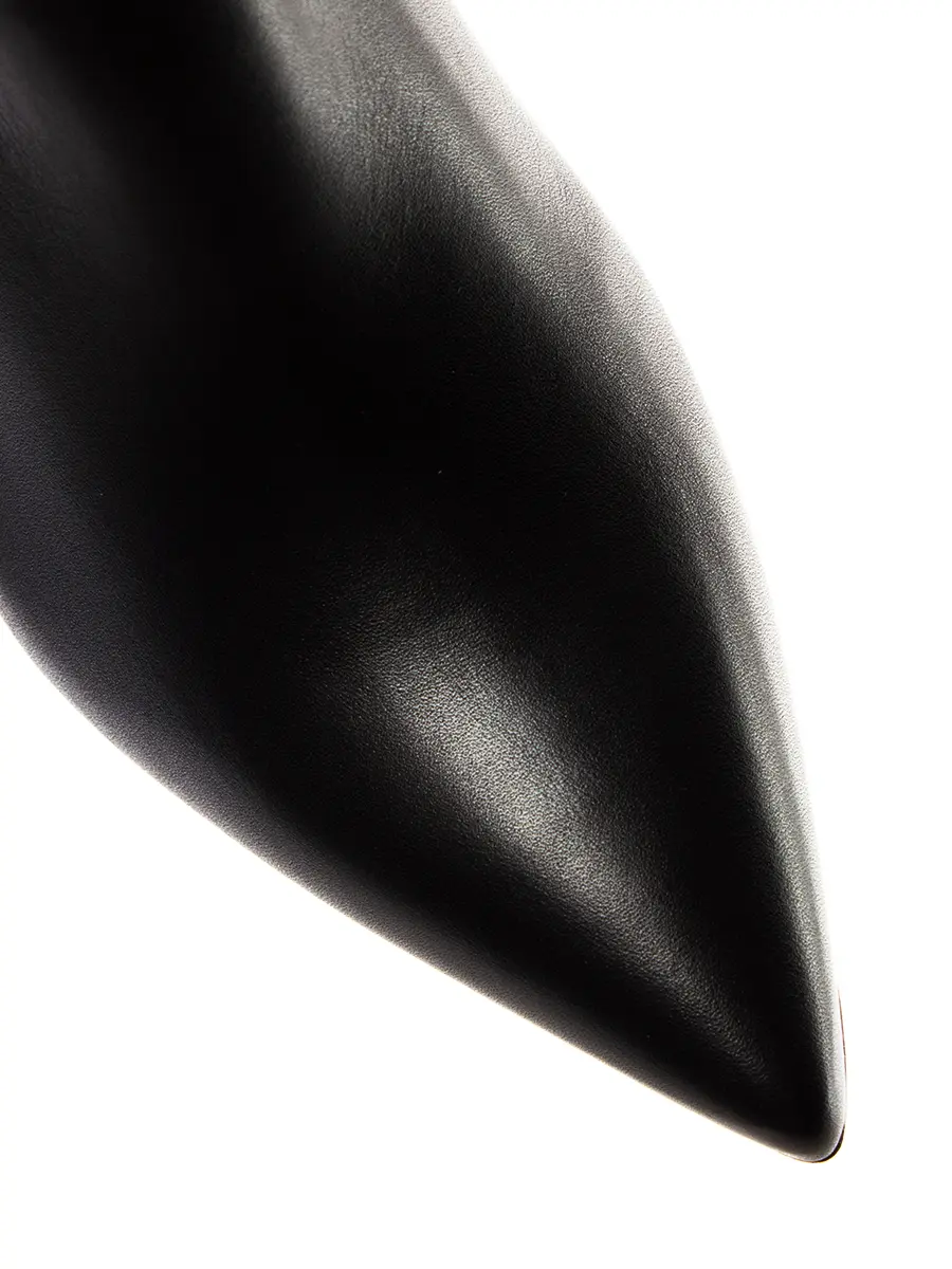 Ботильоны кожаные