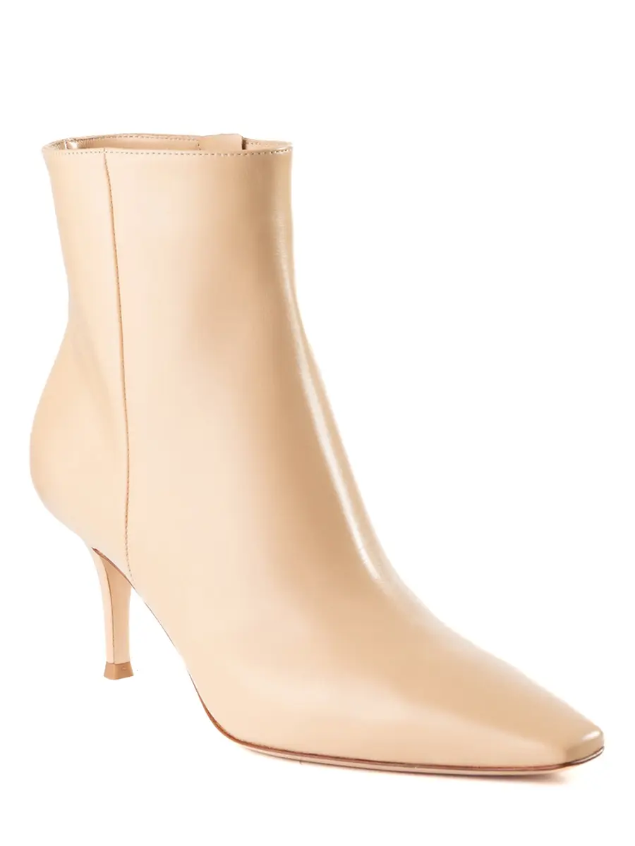 Ботильоны кожаные