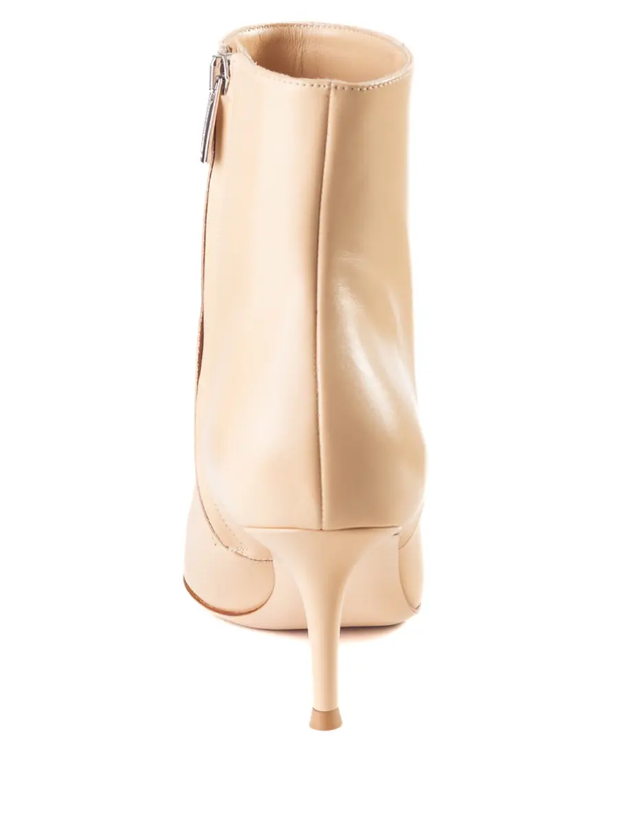 Ботильоны кожаные