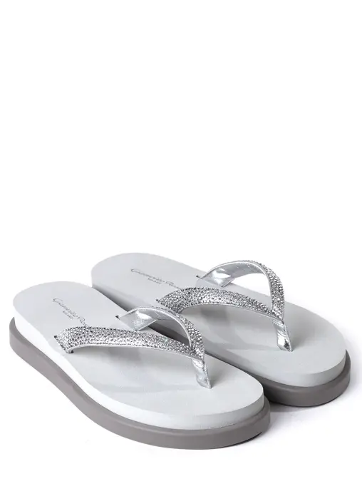 Шлепанцы кожаные GIANVITO ROSSI