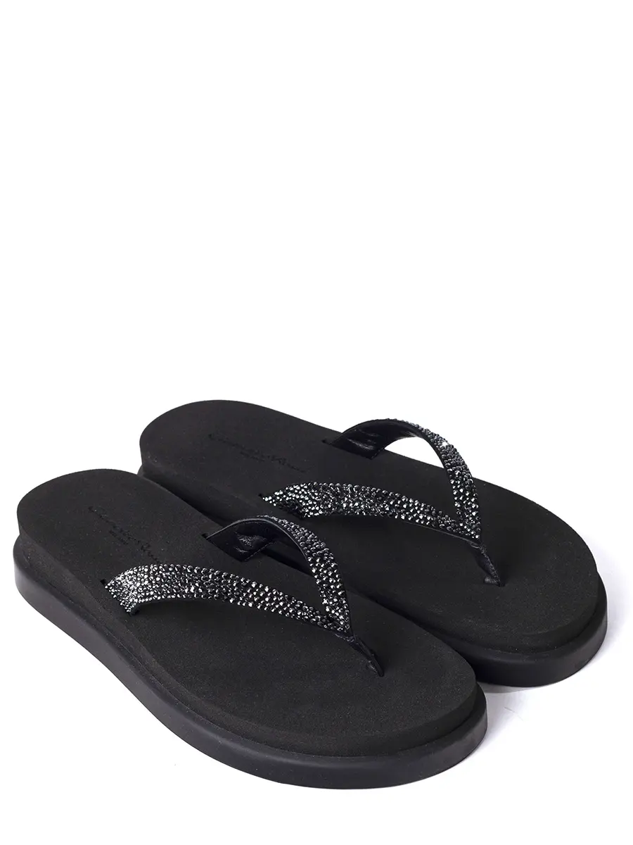 Шлепанцы кожаные