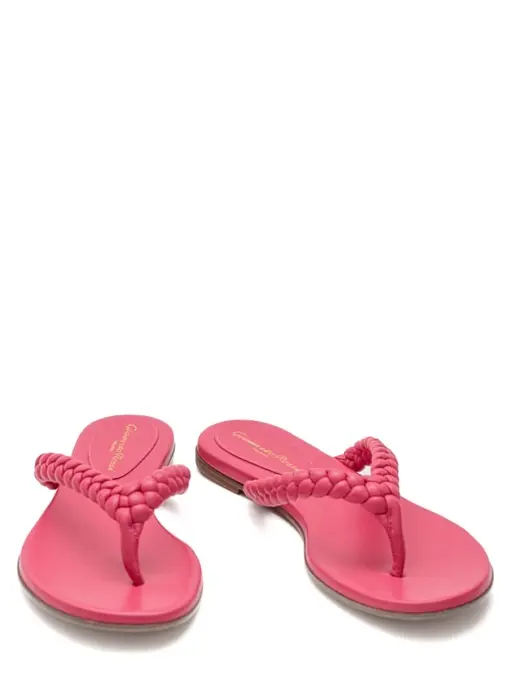 Шлепанцы кожаные GIANVITO ROSSI