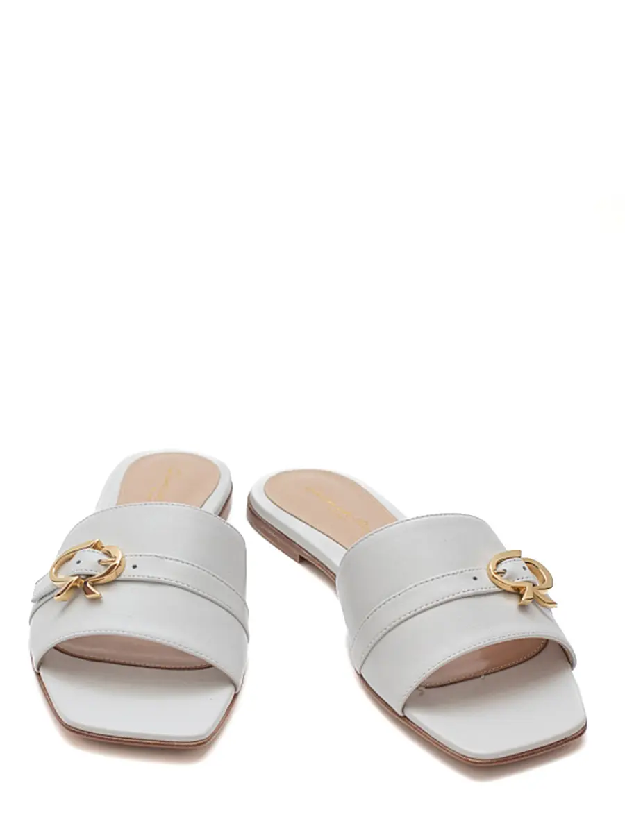 Шлепанцы кожаные