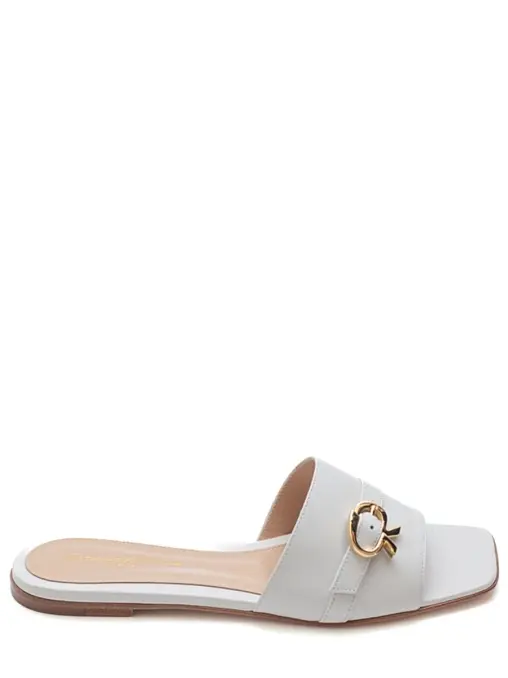 Шлепанцы кожаные GIANVITO ROSSI