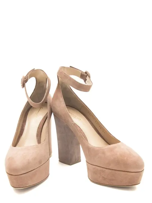 Туфли замшевые GIANVITO ROSSI