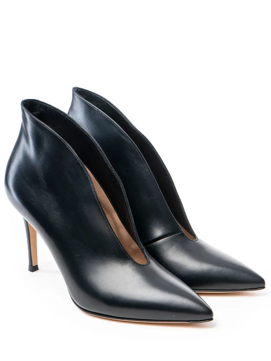 Ботильоны кожаные