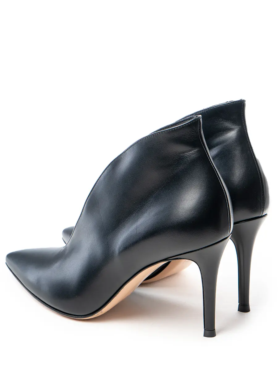 Ботильоны кожаные