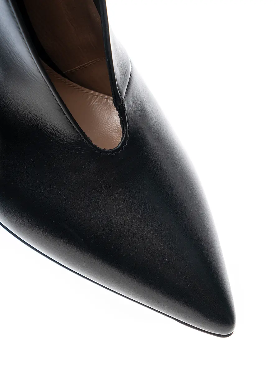 Ботильоны кожаные