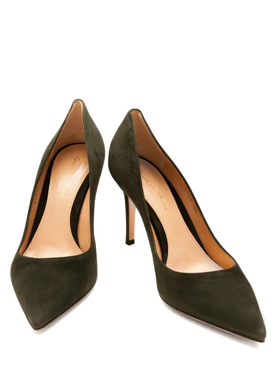 Туфли замшевые