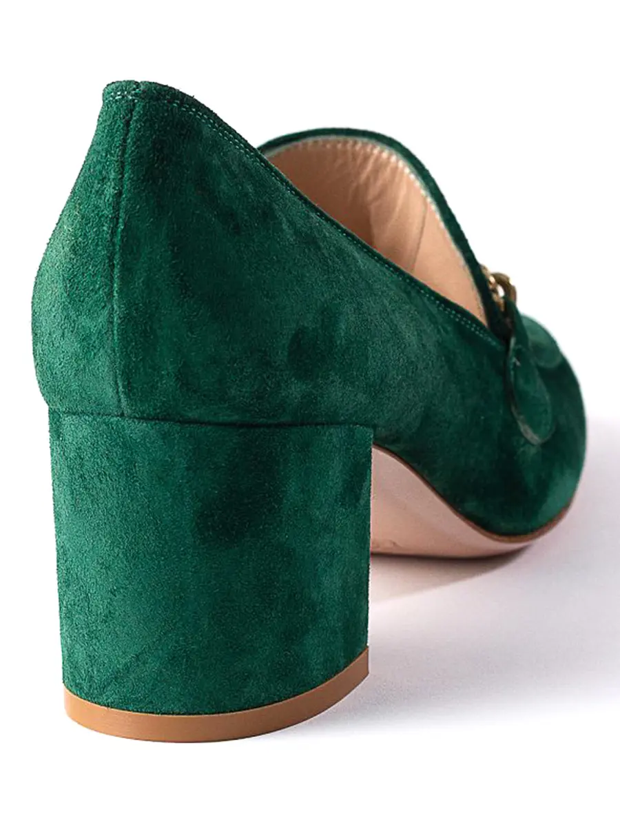 Туфли замшевые