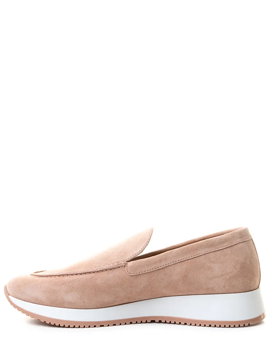 Слипоны замшевые