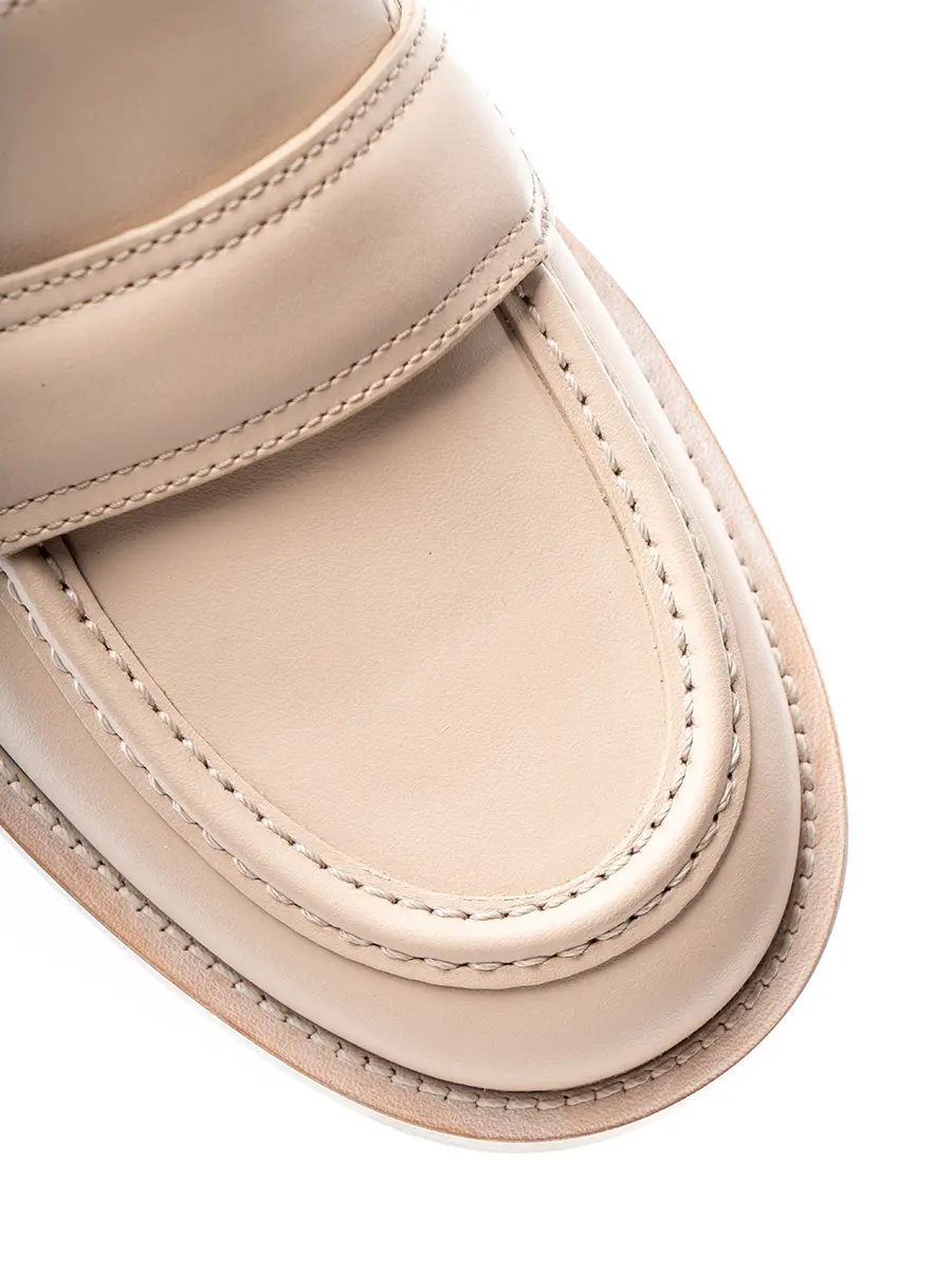 Лоферы кожаные