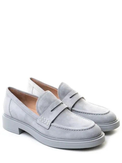 Лоферы замшевые GIANVITO ROSSI