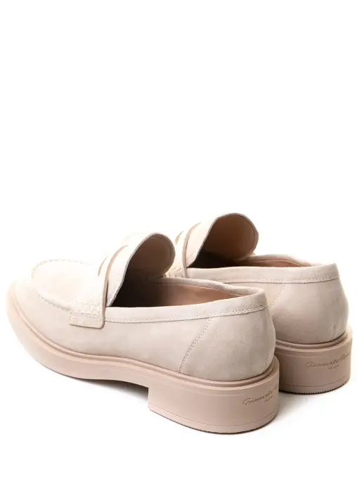 Лоферы замшевые GIANVITO ROSSI
