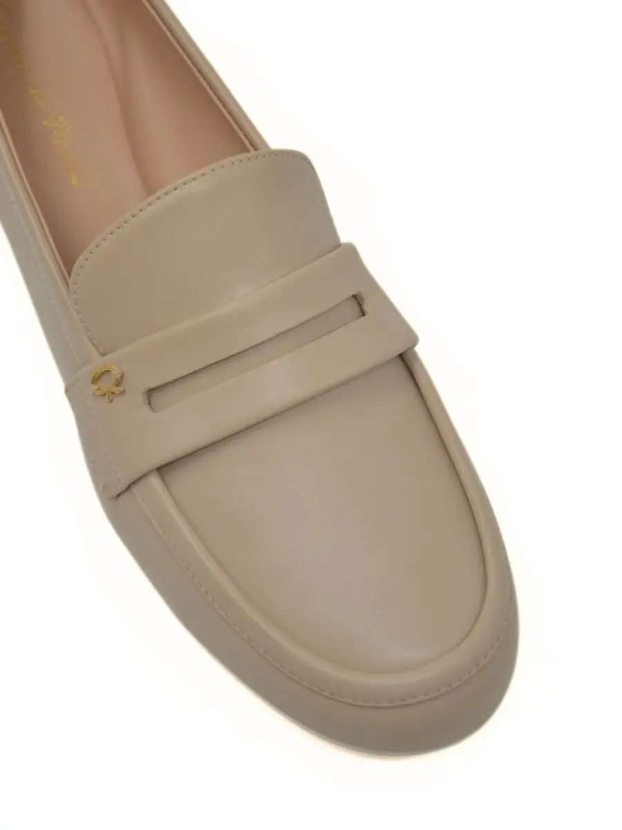 Лоферы кожаные