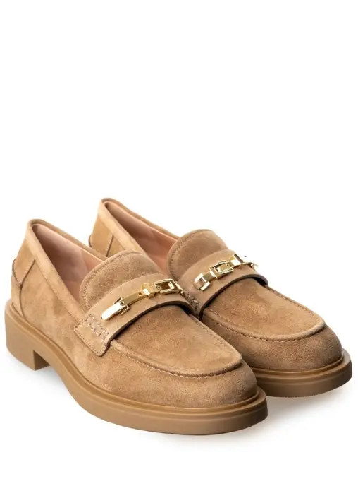 Лоферы замшевые GIANVITO ROSSI