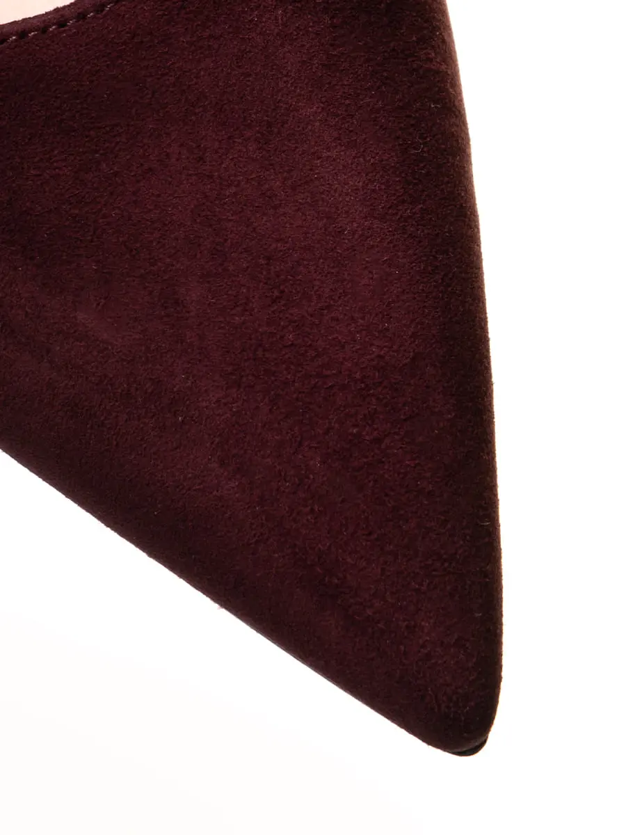 Туфли замшевые