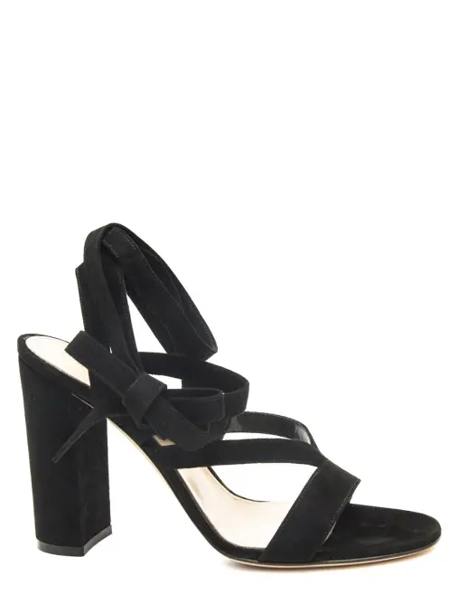 Босоножки замшевые GIANVITO ROSSI