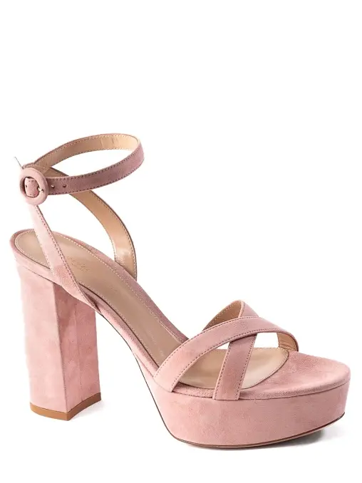 Босоножки замшевые GIANVITO ROSSI