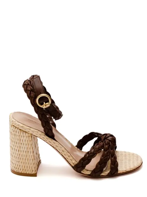 Босоножки кожаные GIANVITO ROSSI