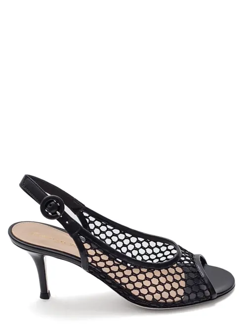 Босоножки комбинированные GIANVITO ROSSI