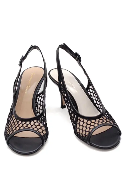 Босоножки комбинированные GIANVITO ROSSI