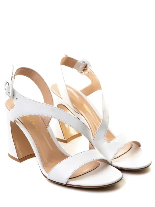 Босоножки кожаные GIANVITO ROSSI