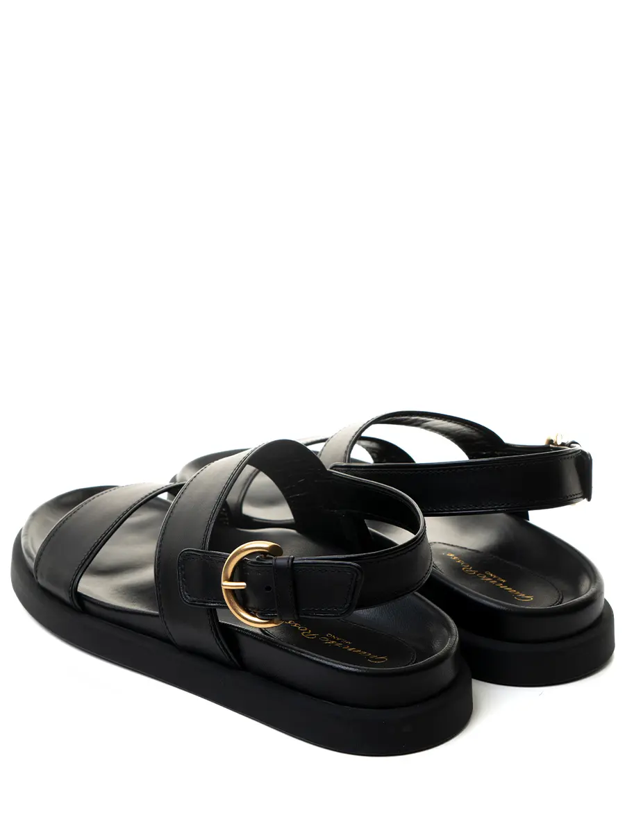 Сандалии кожаные