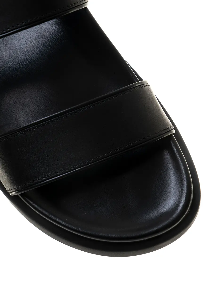 Сандалии кожаные