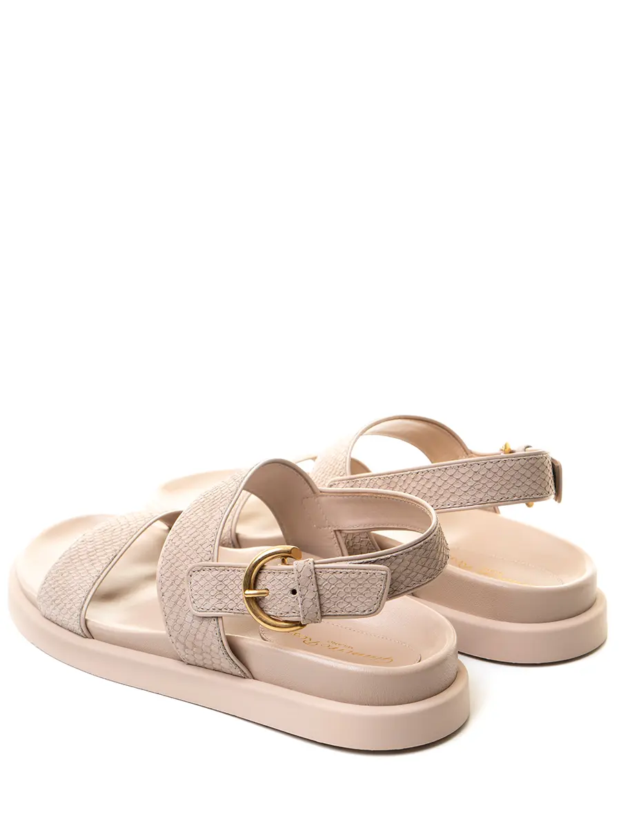 Сандалии кожаные